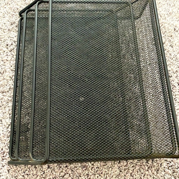 Black File Wire Wall Rack - Picture 3 of 6